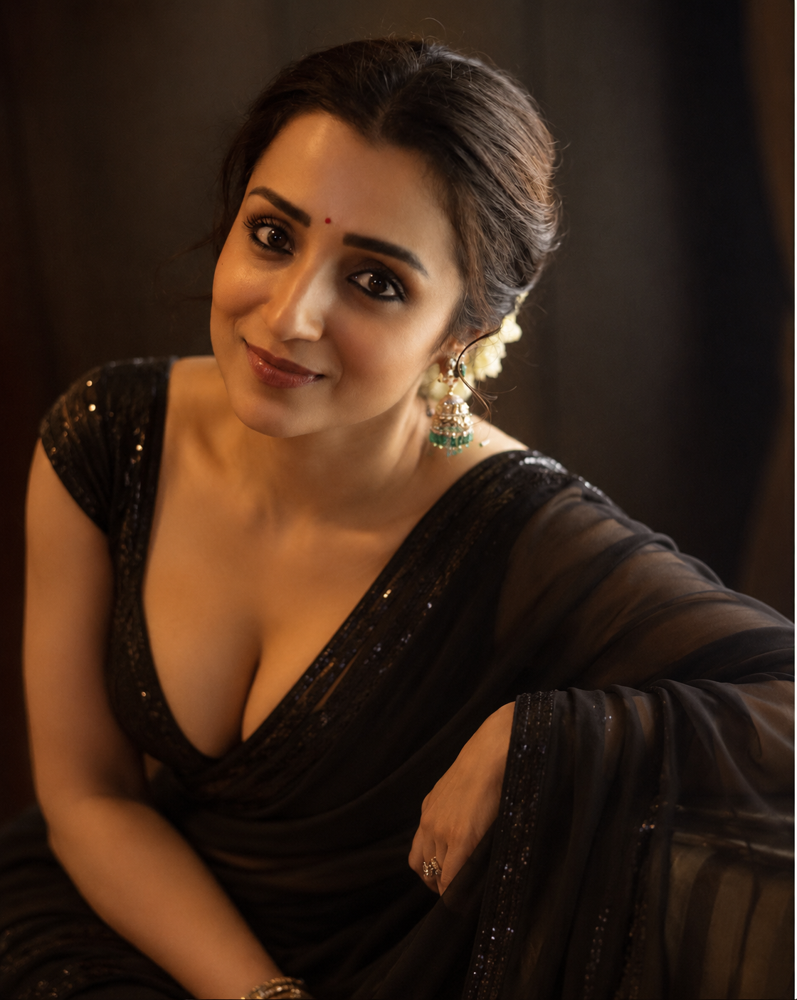 Trisha Krishnan personal life and single status appearance photo.