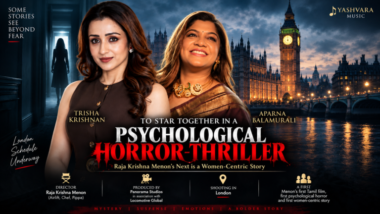 Trisha Krishnan psychological horror film shoot commencement in London